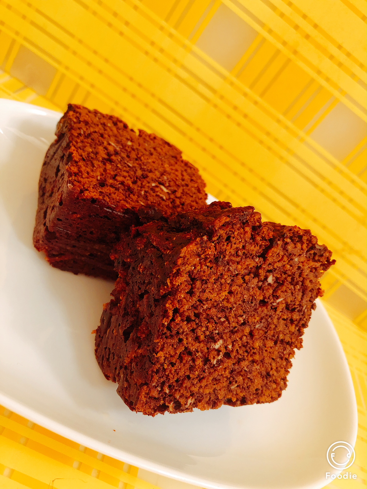 水切り必要なし豆腐でチョコケーキ。